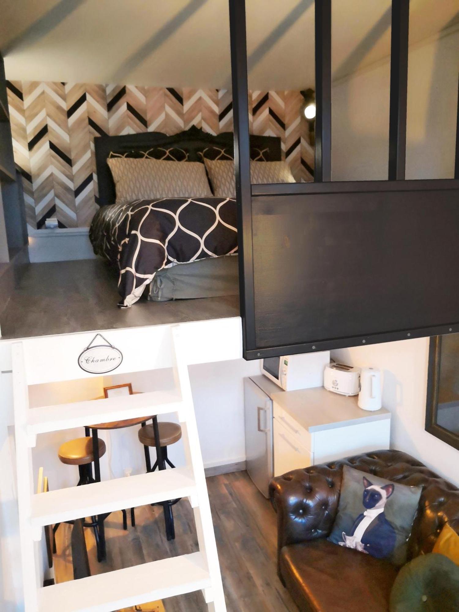 L'Intimiste A St Lo - Studio Duplex Prive - Atypique - Netflix - Wifi - Parking Gratuit - Entree Autonome 圣洛 外观 照片